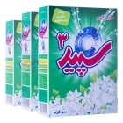 پودر ماشینی (کارتن 24 عددی) 500 گرمی سپید 3 پودر ماشینی (کارتن 24 عددی) 500 گرمی سپید 3