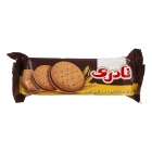 بیسکویت کرمدار کاکائو با آرد کامل گندم 120 گرمی نادری بیسکویت کرمدار کاکائو با آرد کامل گندم 120 گرمی نادری
