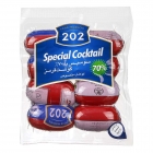 سوسیس کوکتل مخصوص 70 درصد گوشت 500 گرمی 202 سوسیس کوکتل مخصوص 70 درصد گوشت 500 گرمی 202