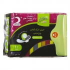 نوار بهداشتی بزرگ بالدار ویژه شب 7 عددی تافته نوار بهداشتی بزرگ بالدار ویژه شب 7 عددی تافته