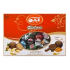 شکلات شیری و تلخ مغزدار 500 گرمی آیدین شکلات شیری و تلخ مغزدار 500 گرمی آیدین
