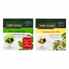 چای سبز نعنایی (رایگان) و مخلوط بابونه 20 عددی رستنی چای سبز نعنایی (رایگان) و مخلوط بابونه 20 عددی رستنی