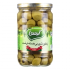زیتون شور بدون هسته درشت 660 گرمی آرشیا زیتون شور بدون هسته درشت 660 گرمی آرشیا