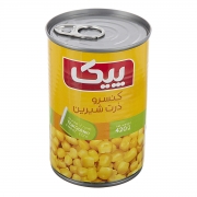 کنسرو ذرت شیرین 420 گرمی پیک کنسرو ذرت شیرین 420 گرمی پیک