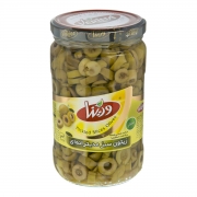 زیتون سبز اسلایس ممتاز 670 گرمی ورینا زیتون سبز اسلایس ممتاز 670 گرمی ورینا