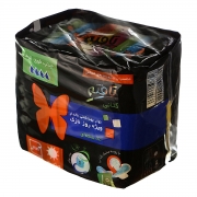 نوار بهداشتی بالدار نازک کتانی ویژه روز 10 عددی تافته نوار بهداشتی بالدار نازک کتانی ویژه روز 10 عددی تافته