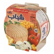کنسرو ماهی تن با قارچ و ذرت 180 گرمی شباب کنسرو ماهی تن با قارچ و ذرت 180 گرمی شباب