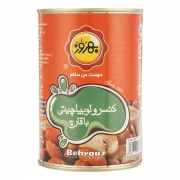 کنسرو لوبیا چیتی و قارچ 410 گرمی بهروز کنسرو لوبیا چیتی و قارچ 410 گرمی بهروز
