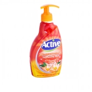 مایع دستشویی نارنجی 450 گرمی اکتیو مایع دستشویی نارنجی 450 گرمی اکتیو
