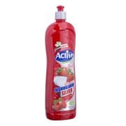 مایع ظرفشویی با رایحه توت فرنگی 1000 گرمی اکتیو مایع ظرفشویی با رایحه توت فرنگی 1000 گرمی اکتیو