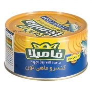 کنسرو ماهی تن در روغن سویا 180 گرمی فامیلا کنسرو ماهی تن در روغن سویا 180 گرمی فامیلا