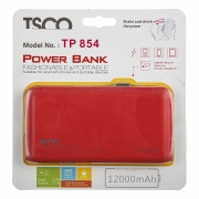 پاور بانک مدل TP 854 با ظرفیت 12000 میلی آمپر تسکو پاور بانک مدل TP 854 با ظرفیت 12000 میلی آمپر تسکو