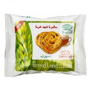 شیرینی رولی با مغز کرم دارچین و کشمش 60 گرمی بردلند شیرینی رولی با مغز کرم دارچین و کشمش 60 گرمی بردلند