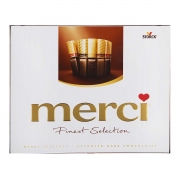 شکلات با 4 طعم مختلف 250 گرمی Merci شکلات با 4 طعم مختلف 250 گرمی Merci
