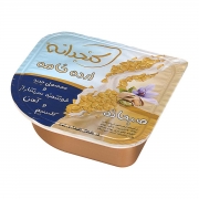 ارده خامه پسته زعفرانی 100 گرمی کنجدانه ارده خامه پسته زعفرانی 100 گرمی کنجدانه