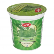 ماست سبزیجات پرچرب 750 گرمی کاله ماست سبزیجات پرچرب 750 گرمی کاله