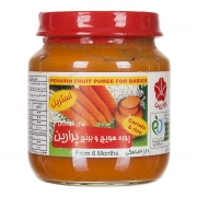 پوره هویج و برنج مخصوص کودکان 125 گرمی پرارین پوره هویج و برنج مخصوص کودکان 125 گرمی پرارین