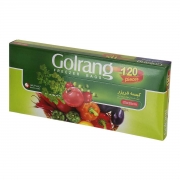 کیسه فریزر 120 عددی گلرنگ کیسه فریزر 120 عددی گلرنگ