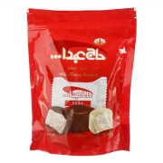 پشمک با روکش شیری و کاکائویی 350 گرمی حاجعبداالله پشمک با روکش شیری و کاکائویی 350 گرمی حاجعبداالله