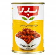 کنسرو خوراک لوبیا چیتی با سس گوجه فرنگی 420 گرمی بدر کنسرو خوراک لوبیا چیتی با سس گوجه فرنگی 420 گرمی بدر