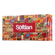 دستمال کاغذی طرح ترمه دو لایه 100 برگ سافتلن دستمال کاغذی طرح ترمه دو لایه 100 برگ سافتلن