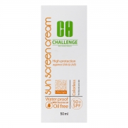 کرم ضد آفتاب بدون رنگ spf 50 چلنج کرم ضد آفتاب بدون رنگ spf 50 چلنج