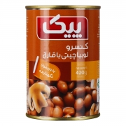 کنسرو لوبیا چیتی با قارچ 420 گرمی پیک کنسرو لوبیا چیتی با قارچ 420 گرمی پیک