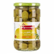 زیتون شور با هسته 670 گرمی مهرام زیتون شور با هسته 670 گرمی مهرام