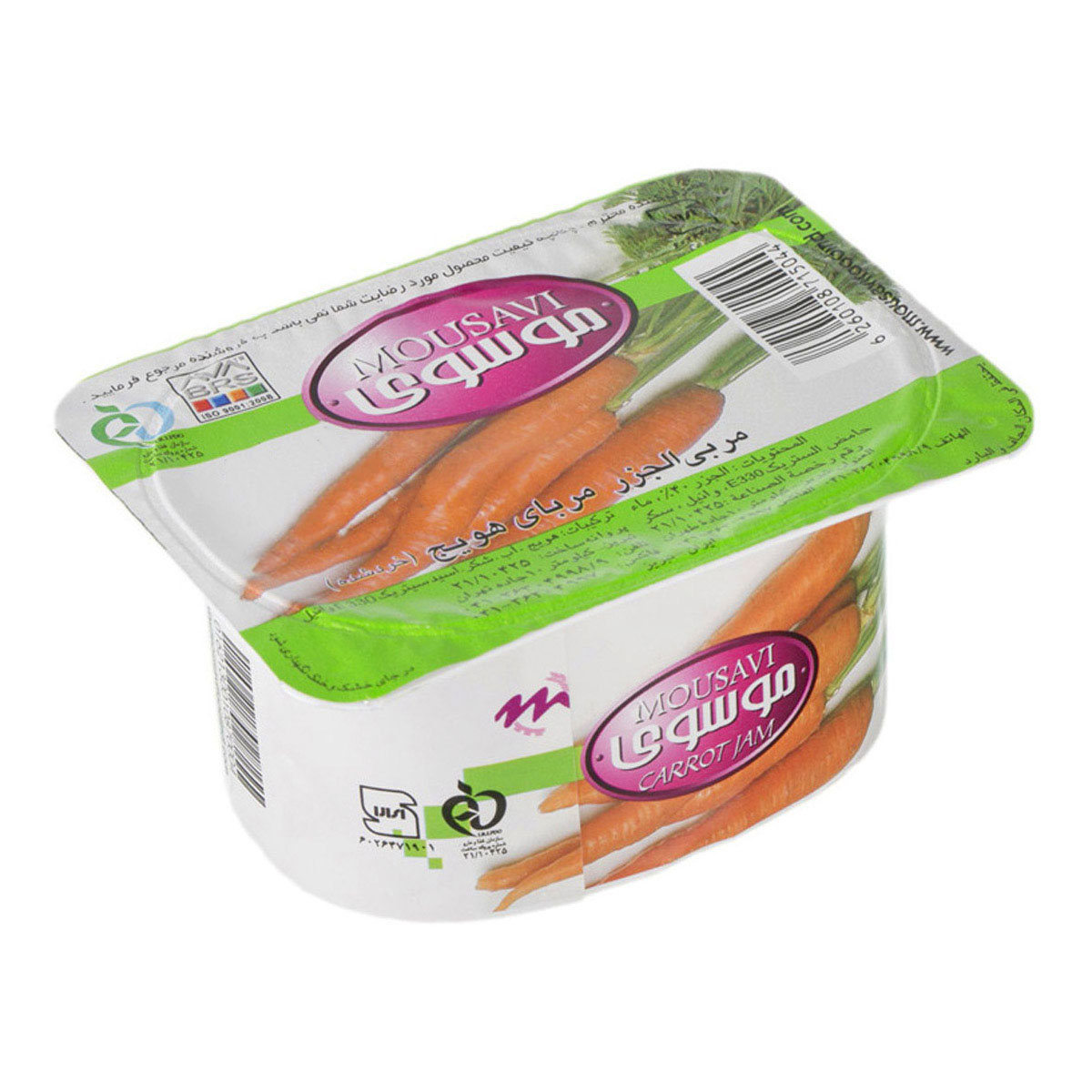 مربا هویج ‌225 گرمی ‌موسوی