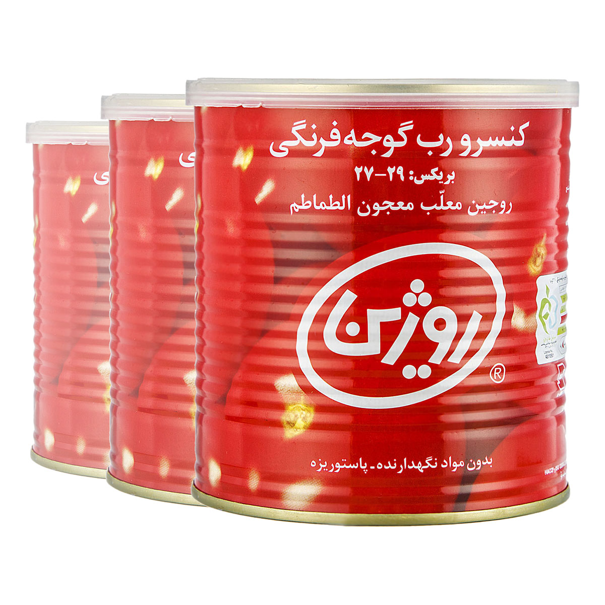 رب  گوجه فرنگی ( 12 عددی) 800  گرمی روژین 