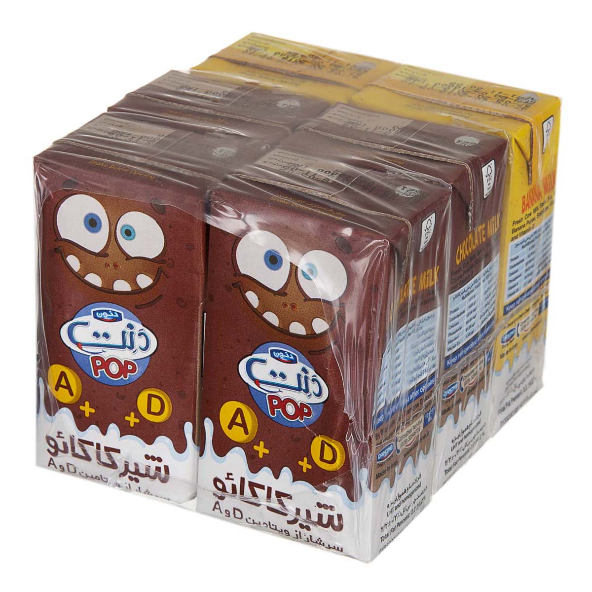 شیرکاکائو و شیرموز فرادما 6 عددی دنت