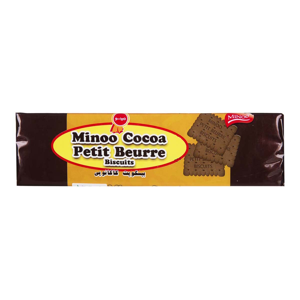 بیسکویت کاکائویی 100 گرمی مینو