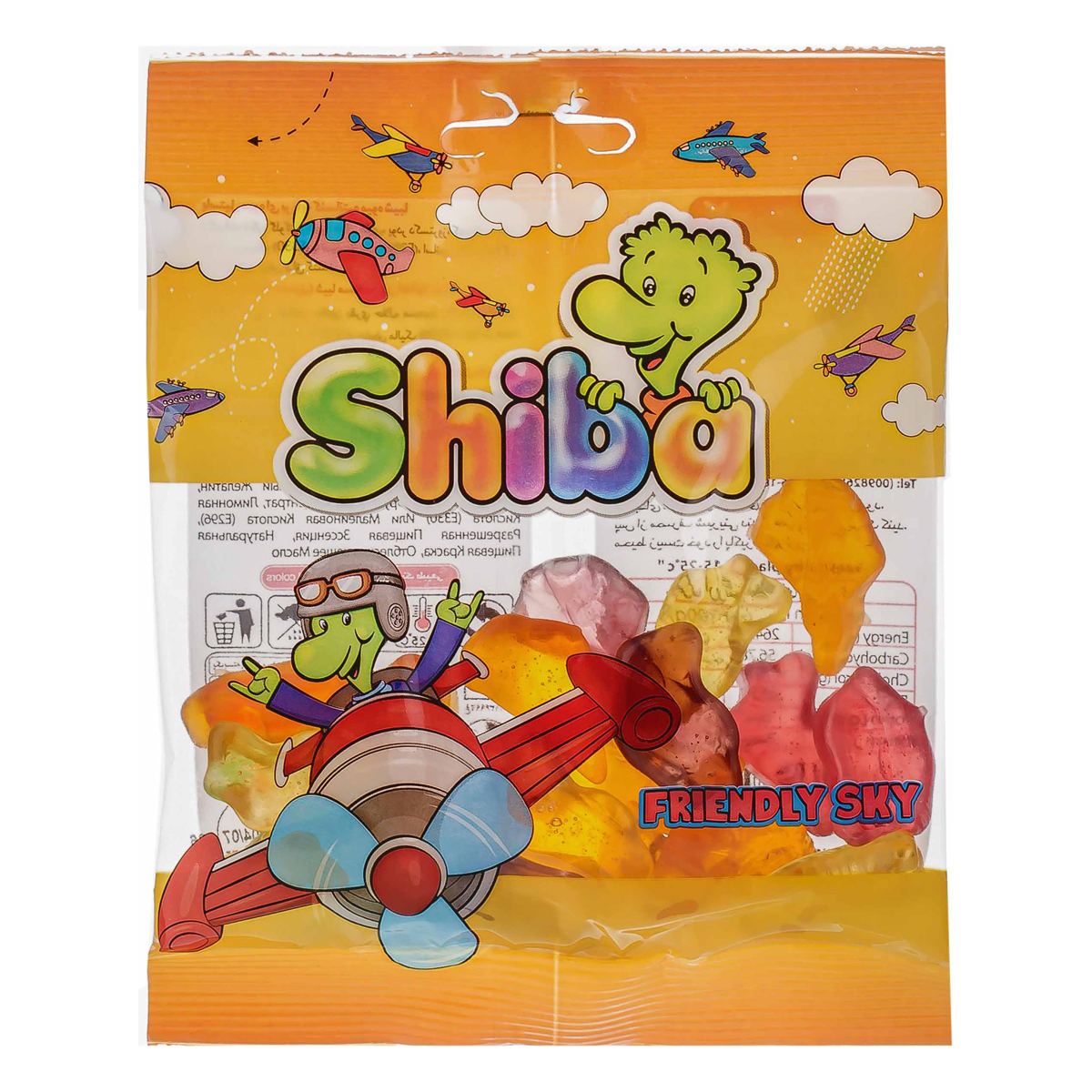 پاستیل میوه ای فرندلی اسکای 65 گرمی شیبا