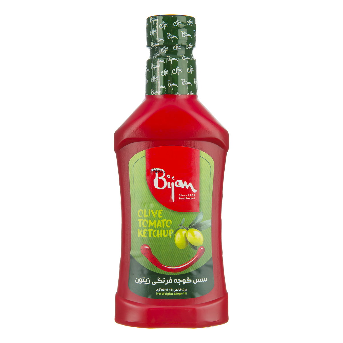 سس گوجه فرنگی زیتون 550 گرمی بیژن