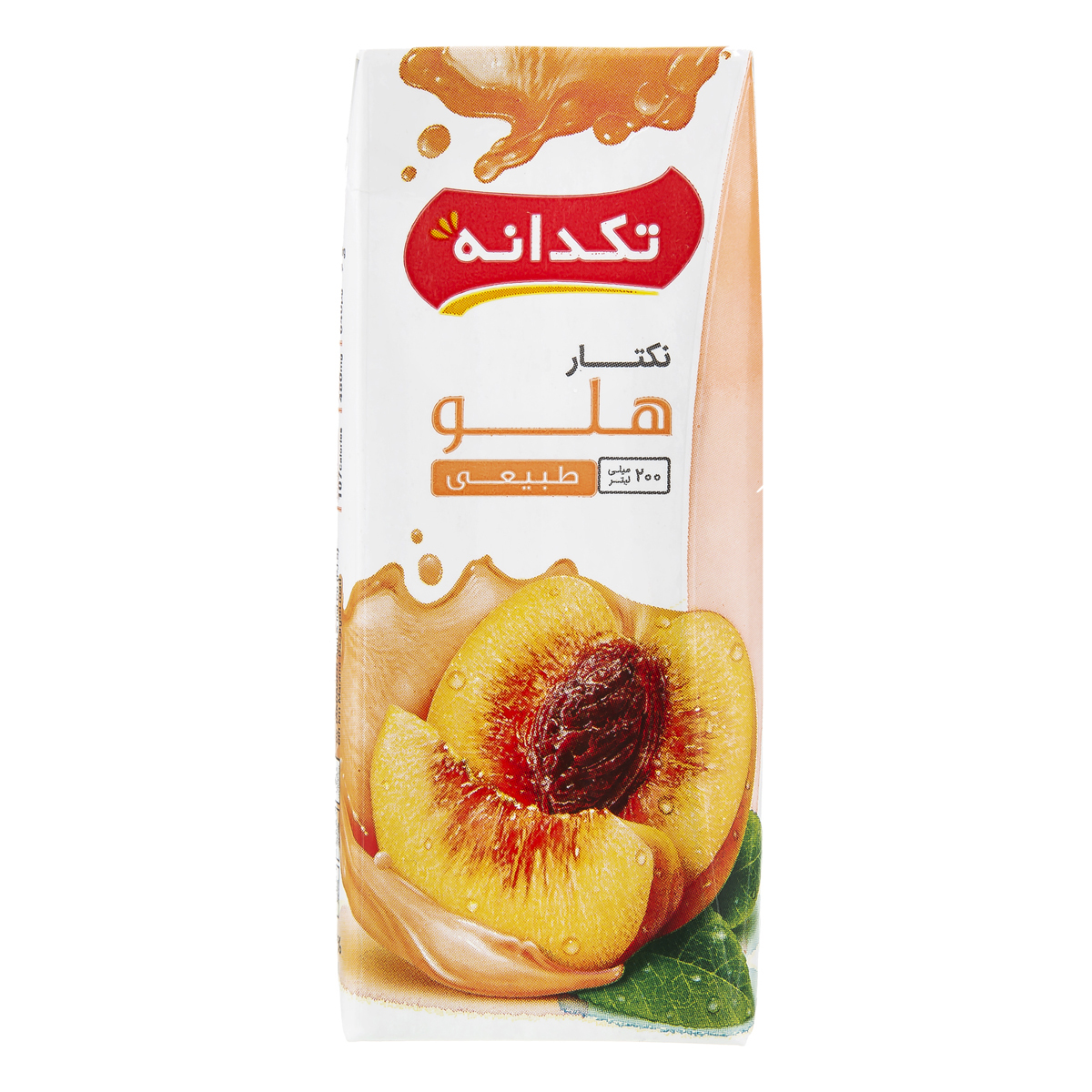 نکتار هلو 200 میلی‌لیتری تکدانه