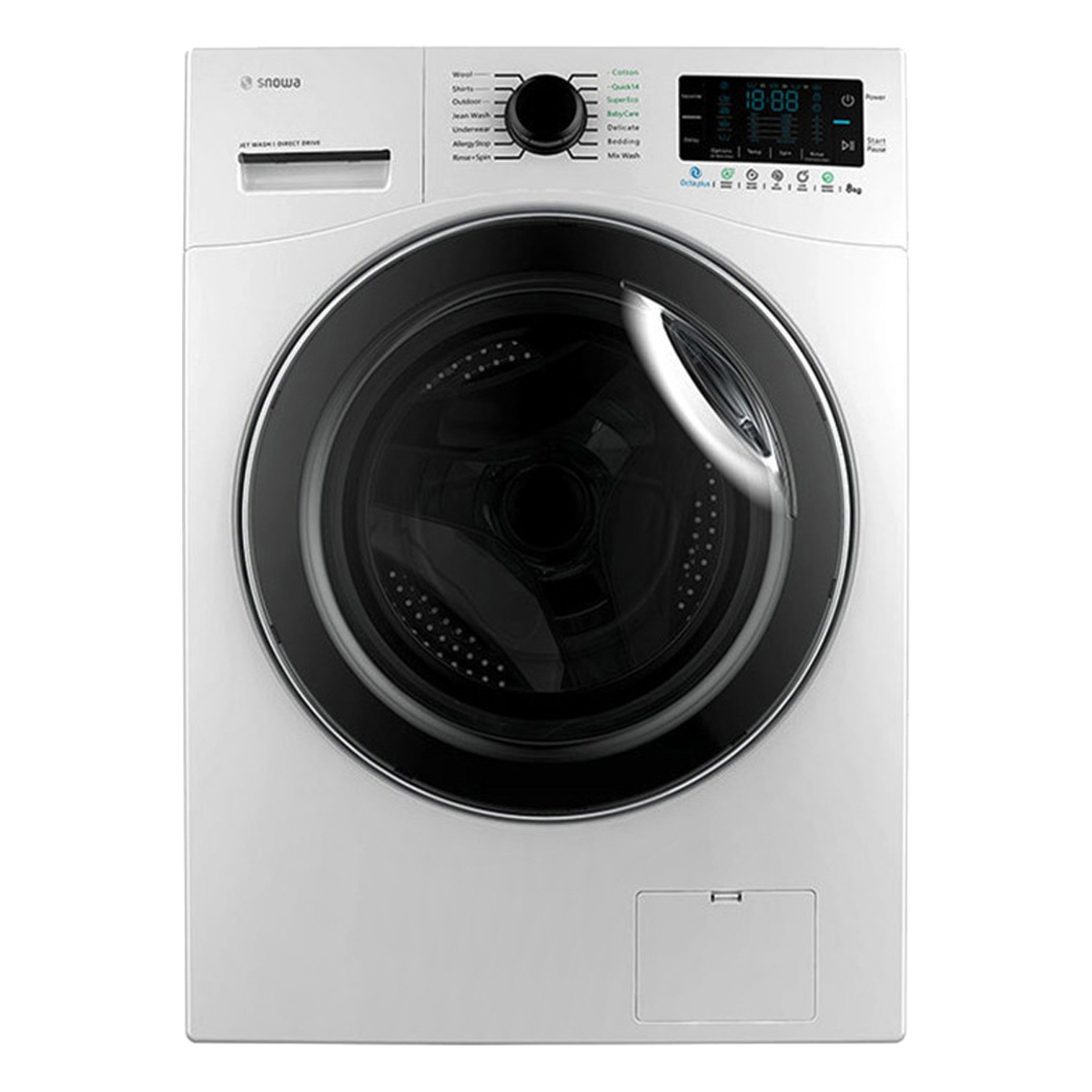 ماشین لباسشویی 8 کیلویی مدل SWM84516 اسنوا