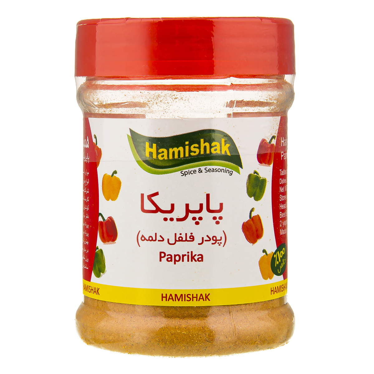 پاپریکا (پودر فلفل دلمه) 60 گرمی همیشک