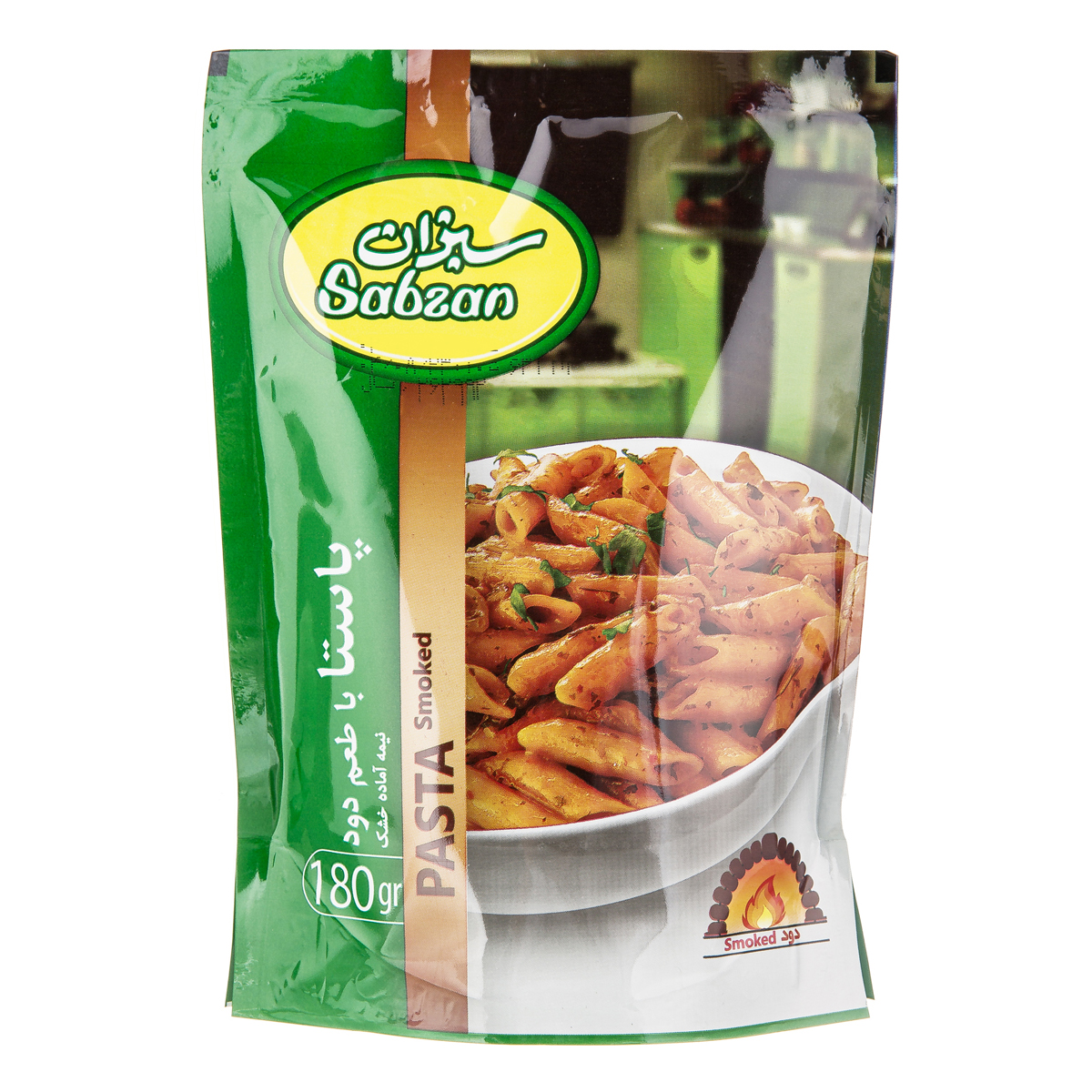 پاستا با طعم دود 180 گرمی سبزان