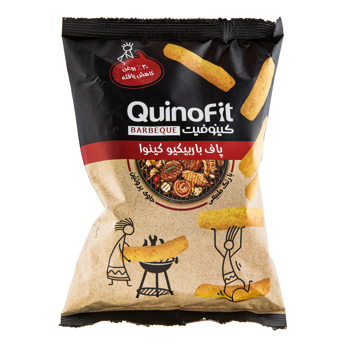 پاف باربیکیو کینوا 45 گرمی کینوفیت