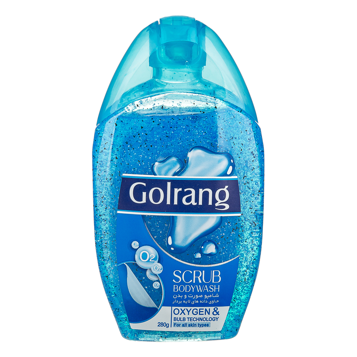  شامپو صورت و بدن اسکراپ آبی 280 گرمی گلرنگ  