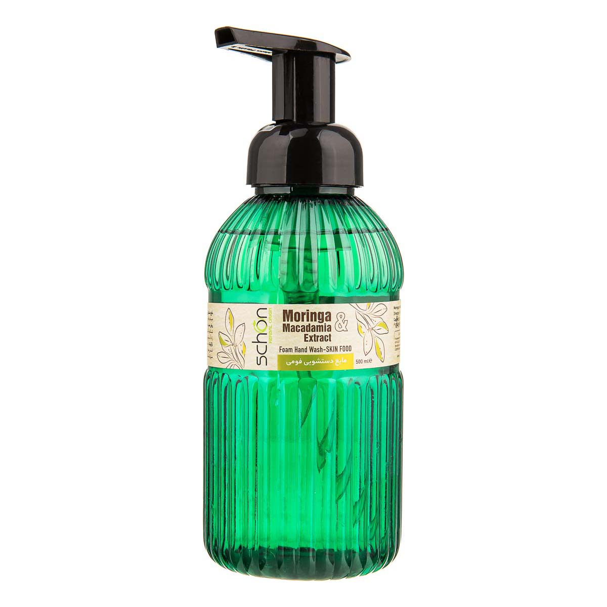 مایع دستشویی فومی مورینگا 500 میلی لیتری شون