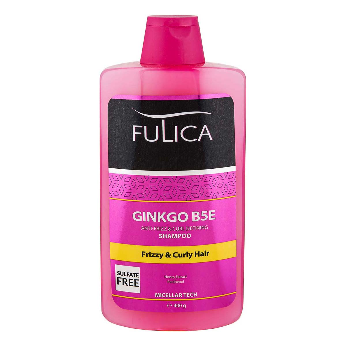 شامپو موهای شکننده و مجعد فاقد سولفات 400 گرمی فولیکا