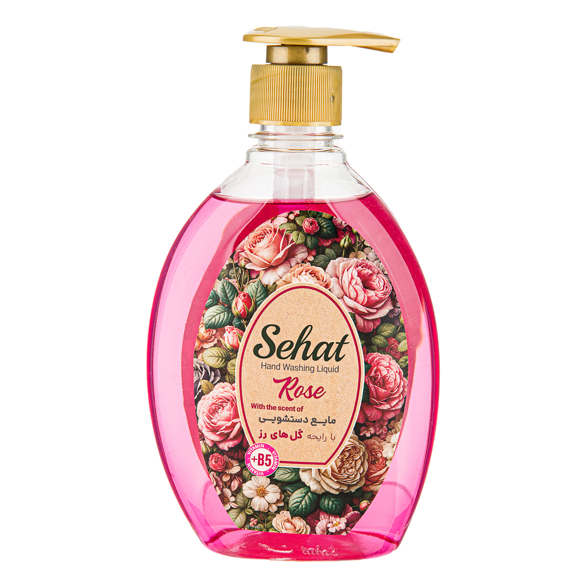 مایع دستشویی با رایحه گل‌ های رز  500  گرمی صحت