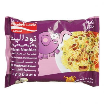 نودل با طعم قارچ مخصوص کودک 75 گرمی آماده‌لذیذ