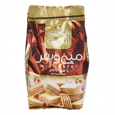 ویفر مینی با طعم کاکائو 80 گرمی نادری