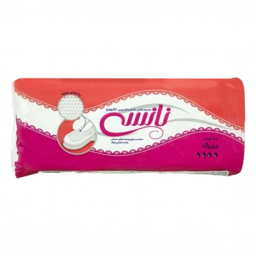 نوار بهداشتی بالدار بزرگ 10 عددی نانسی