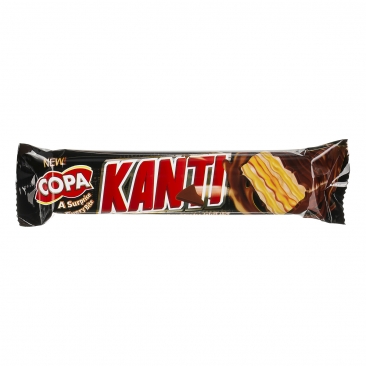 ویفر کارامل با روکش شکلات تلخ 37 گرمی کوپا