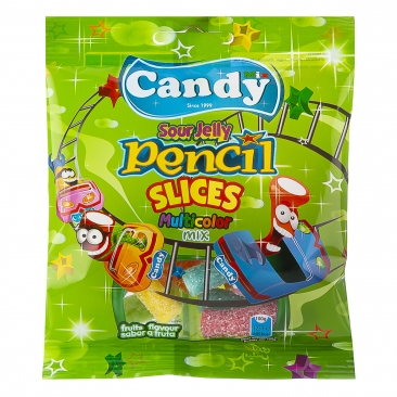 پاستیل لقمه ای میوه ترش 50 گرمی کندی میکس