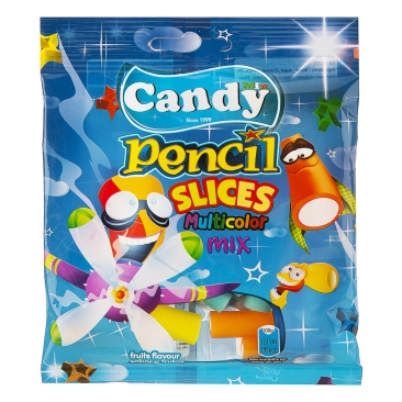 پاستیل لقمه ای میوه ای 50 گرمی کندی میکس