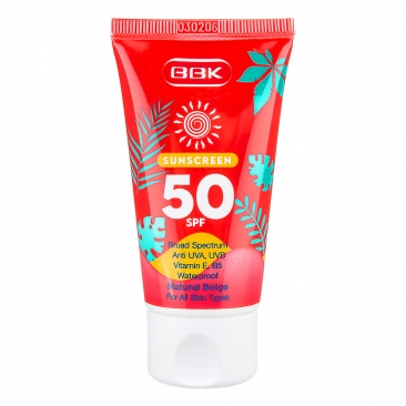 کرم ضد آفتاب بژ طبیعی ببک